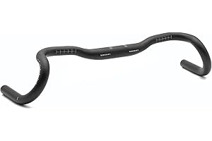 REDSHIFT Kitchen Sink Bike Drop Bar Handlebar for Road Bikes, Bicycle Gravel Handlebars, Aluminum, 31.8mm Clamp, 53cm Width, 20mm Rise, Cycling Gear Biking Accessories (Without Loop)