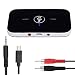 Produktbild 2in1 Bluetooth Empfänger Transmitter,Tragbare 2in1 Bluetooth V2.1 + 3,5mm Klinke Buchse DER Audio Empfänger Transmitter Receiver Sender Adapter Audiogeräte mit integrierter Akku für Heim HiFi Auto