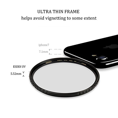 ESDDI Filtre UV 67mm Kit de Filtre avec Allemagne Schott Verre pour Prot  ger l   Objectif de Canon Nikon Sony Samsung Fuji etc