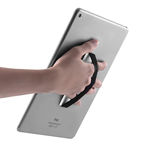 kwmobile Finger-Halterung Tablet Halter für die Hand, für verbesserte Einhandbedienung in Weiß – Für iPad, Samsung Galaxy Tab 4 und mehr - 3