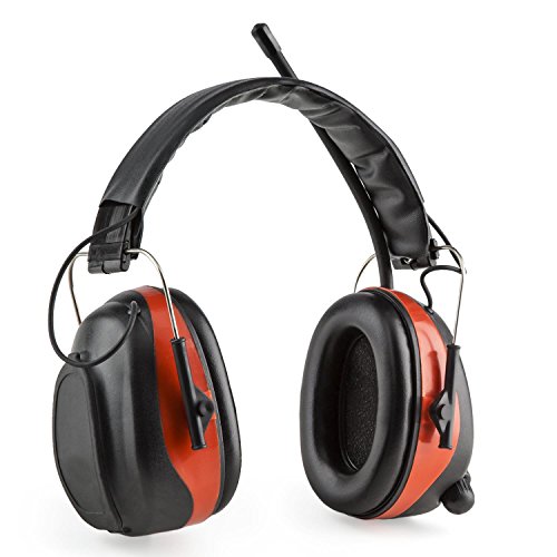 Preisvergleich Produktbild auna Jackhammer BT • Lärmschutz-Kopfhörer • Bluetooth-Kopfhörer • Gehörschutz-Kopfhörer • Bluetooth 4.0 • UKW-Radio • 3,5 mm AUX-Eingang • drahtlose Musikwiedergabe • integriertes Mikrofon • Freisprechfunktion • Geräschdämpfung SNR 28dB • rot