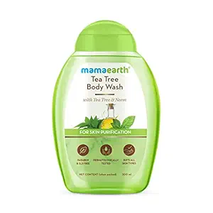 Mamaearth Tea Tree Body Wash With Tea Tree & Neem, Shower Gel For Skin Purification ? 300 ml