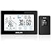 Produktbild Wetterstation Funk mit Außensensor, Digital Thermometer Hygrometer, Wanduhr mit licht und Touchscreen für Innen und außen