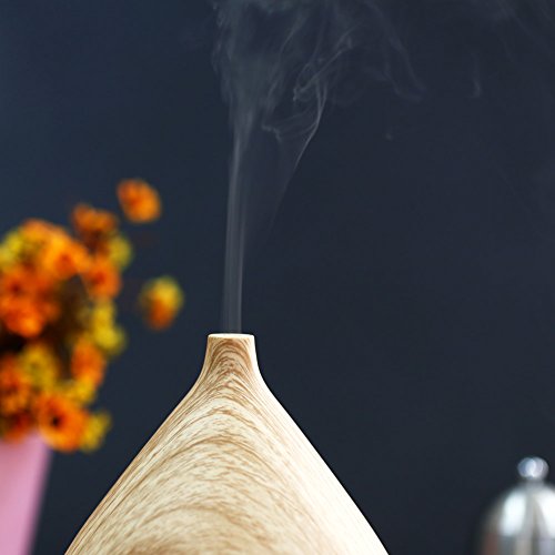 amzdeal Aroma Diffuser Ultraschall Luftbefeuchter 7 Farbwechsler 12W 280ml für Beauty-Salon, Spa, Yoga, Schlafzimmer, Wohnzimmer, Konferenzraum - 3