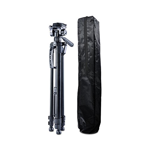 BPS Support Tr  pied Cam  ra ultral  ger de Voyage Hauteur 157cm Max Universel en Aluminium d   Alliage pour Appareil Photo ou Cam  scope Canon Nikon Sony etc avec Sac de Transport     Photographie ou Vid  o