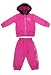 Little Girls Baby Infant Full Fleece Tracksuit Hoody Pant Diamante Glitter 18-24