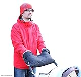 ByBUM – Handwärmer, Muff mit Fleece Innenseite, Universalgröße für Kinderwagen, Buggy, Radanhänger - 4