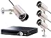Produktbild VisorTech Überwachungsset: Profi-Überwachungssystem mit HDD-Recorder & 4 IR-Kameras (IP Box)