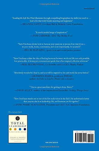 Livres Couvertures de Leading the Life You Want: Skills for Integrating Work and Life