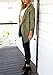 LookbookStore Women's Fashion Slouchy Long Sleeve Army Green Coat UK 10