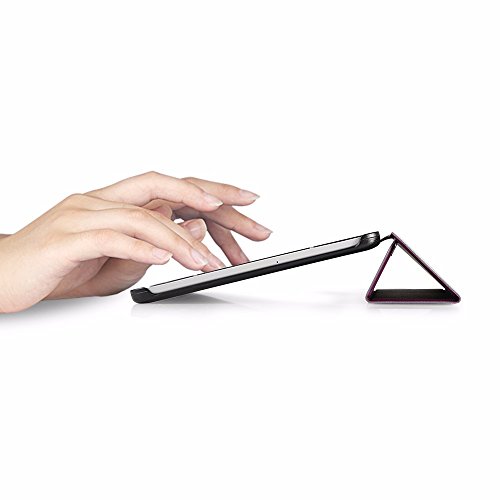 Samsung Galaxy Tab S2 8.0 Hülle, EasyAcc Ultra Dünn Case mit Standfunktion Auto Wake up Sleep PU Leder Hüllen für Samsung Galaxy Tab S2 T719/ T715N 20.31 cm (8 Zoll) Tablet-PC (Lila, Kunstleder) - 6