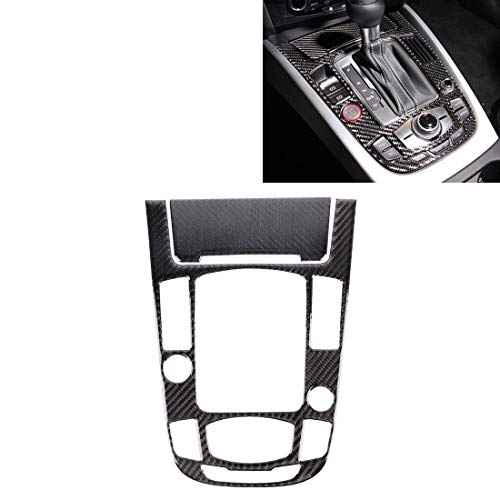 L&U Carbon Auto Schaltkasten Abdeckung Schaltpult Dekorblende für Audi A5 A4L 09-16 / Q5 10-18,Style3