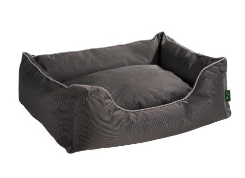 Hunter-Vancouver-61415-Dog-Bed-Size-M-Outer-Area-87-x-67-x-24-cm-Inner-Cushion-68-x-45-cm-GreyBrown