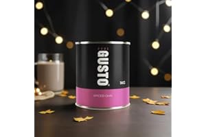 PureGusto Spiced Chai Latte Powder - 1KG, Makes 40-50 Drinks - Instant Chai Latte (1KG Metal Tin)