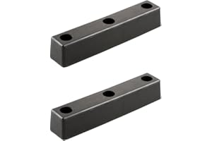 ‎LASIPROFI LASIPROFI - Anfahrpuffer Standard-A | 400x80x70mm Gummipuffer für Rampen und Standard-Überladebrücken. Schützt LKWs, Wechselbrücken und Gebäude | Lochabstand: 160mm; Lochdurchmesser: 27mm