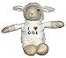 Produktbild Weiß Schaf Plüschtier mit T-shirt mit Aufschrift Ich liebe Gill (Vorname/Zuname/Spitzname)