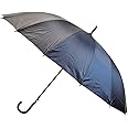 Best House Large Stick Umbrella Windproof and Rainproof J Hook Handle Portable Lightweight for Men and Women (Black)