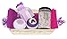 Produktbild Frauen - Geschenkset"Lavendel" 7 tlg, Massageschwamm, Badesalz, 2x Badebombe, 2x Handtuch 30x50 cm in pink und lila im Geschenkkorb