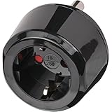 Brennenstuhl 1508460 - Adaptador internacional para Sudáfrica y India, color negro