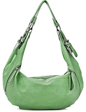 MIYA BLOOM, Damen Handtaschen, Rucksäcke, Schultertaschen, Hobo-Bags, Beuteltaschen, 37,5 x 37 x 1 cm (B x H x T)