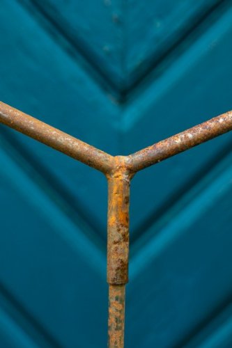 Steckherz, Metallherz, Gartenstecker Herz, rost, Breite ca. 97cm, Höhe: ca. 170 cm - 3