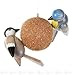 Produktbild Ostern & Frühjahr Meisenknödel mit Vögeln, zum Hängen Höhe ca 10 cm NEU Erzgebirge Vogel Holzvogel