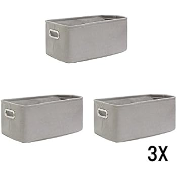 EZOWare Baumwolle Aufbewahrungsbox, Aufbewahrungskorb mit Starken