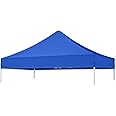 10x10 ft Gazebo Tent Top Fabric | Durable & Weather-Resistant Canopy for Outdoor Events (Blue)
