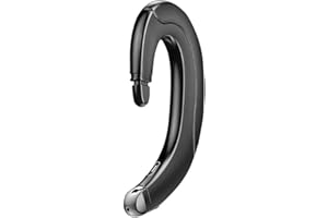 COOFINE Bluetooth Headset Single Ear Hook Wireless Headphone with Mic Noise Cancelling Waterproof Earphone Hands Free Cell Phones Earpiece