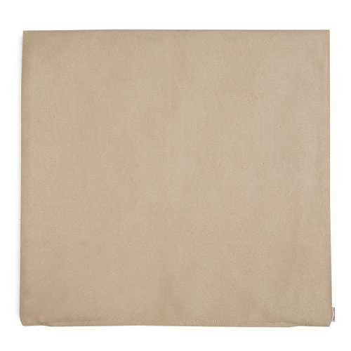 Kissenhülle Alcantara Imitat quadratisch 60 cm x 60 cm Beige - 2