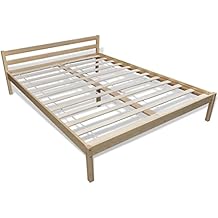 Bett 140x200 Holz - Siarticuno