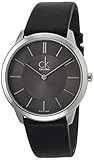 Calvin Klein Herren Analog Quarz Uhr mit Leder Armband K3M211C4
