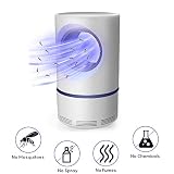 ✈【 Fácil de limpiar】✈Simplemente retire la caja de trampas para mosquitos, la caja de almacenamiento de mosquitos de gran capacidad puede eliminar fácilmente y tratar a los mosquitos muertos con un simple giro. Lámpara de mosquito impermeable se puede colocar en el agua para la limpieza.