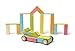 Tegu Magnetic Wooden Block Set (42-Piece, Tints)