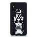 Produktbild Everainy Kompatibel für Xiaomi Mi 8 SE Hülle Silikon Bumper Gummi Kreativ Cover Hüllen für Xiaomi Mi 8 SE Handyhülle Stoßfest TPU Stoßstange Schwarz Schutzhülle (Hund)