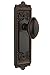 Produktbild Grandeur Windsor Plate Knob with Eden Prairie Knob, Passage - 2.375, Timeless Bronze by Grandeur