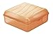 Produktbild Rotho 1718602217 Funbox Vesperdose Brotbox, BPA und schadstofffrei, hergestellt in der Schweiz, circa 20 x 19.5 x 8 cm (LxBxH), orange