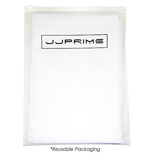 JJOnlineStore – Aida-Stoff, Baumwolle, 14 Count, Kreuzstich DIY, Weiß, weiß, 100 x 110cm / 39″ x 44″ - 7