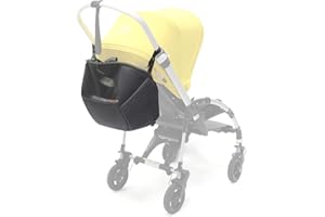 SeedFuture Bambino Organizzatori per Passeggini Borsa Portaoggetti Grande Nero, Organizzatore Universale per Passeggino e Borsa Regolabile per Carrozzina Accessori per Passeggino