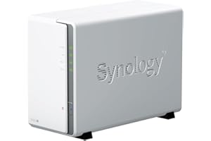 ‎SYNOLOGY Synology DS223J 4 TB 2 Bay NAS-Lösung installiert mit 2 x 2 TB Western Digital Red Plus Laufwerken