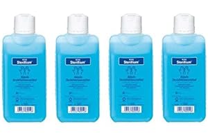 ‎STERILLIUM Sterillium Hände-Desinfektionsmittel |Gele, Flüssigkeit, Unparfümiert, 4 x 500 ml Flasche