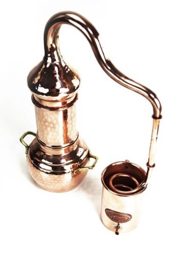 „CopperGarden®“ Destille ✿ Kolonnenbrennerei 0,5 Liter ✿ völlig legale Schnapsbrennerei ✿ Ideal auch zur Herstellung von Hydrolaten und ätherischen Ölen - 2