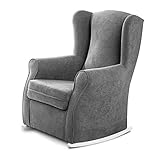 mecedora sillon usadas Sillón relax con balancin mecedora fabricado en madera de pino.