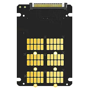 Homgee U.2/ Dual Disk High Speed Adapter M.2 Dual-Protocol Interface to U.2 Interface SATA/NVMe 32G s Three Size 2242/2260/2280
