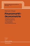 Image de Finanzmarktökonometrie. Zeitstetige Systeme und ihre Anwendung in Ökonometrie und empirischer Kapi