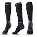 Produktbild Domax Physics Kompressionsstrümpfe Sport Damen & Herren Kompressionsstrümpf für Flug,Reisen,Joggen,Sportler,Krankenschwestern,Steigerung der Leistung, Blutzirkulation und Erholung,1 Paar (S, Grau)