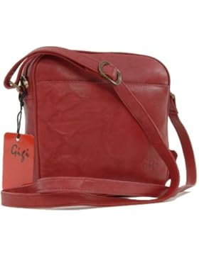 Umhängetasche Klein Leder von Gigi - GRÖßE: B: 18 cm, H: 18 cm, T: 6 cm