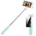 Produktbild Morehappy7 Selfie-Stick mit Kabelsteuerung, ausziehbar, kompaktes Handstativ mit Spiegel, HD Rückkamera für iPhone X 8 8Plus 7 7Plus 6 6S Plus, grün, Free Size