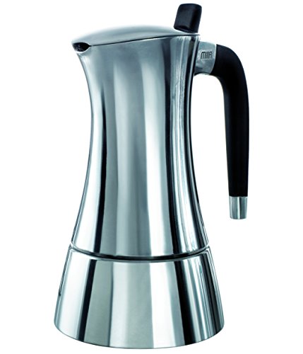 examen Bugatti 53-1096 Milla Cafetière avec 6 Tasses Acier/Aluminium 16 x 13 x 23 cm