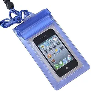 DP CREATION Mobile Phones Transparent Waterproof Mobile Pouch Rain Mobile Cover (Multicolor) (Pack of 1)
